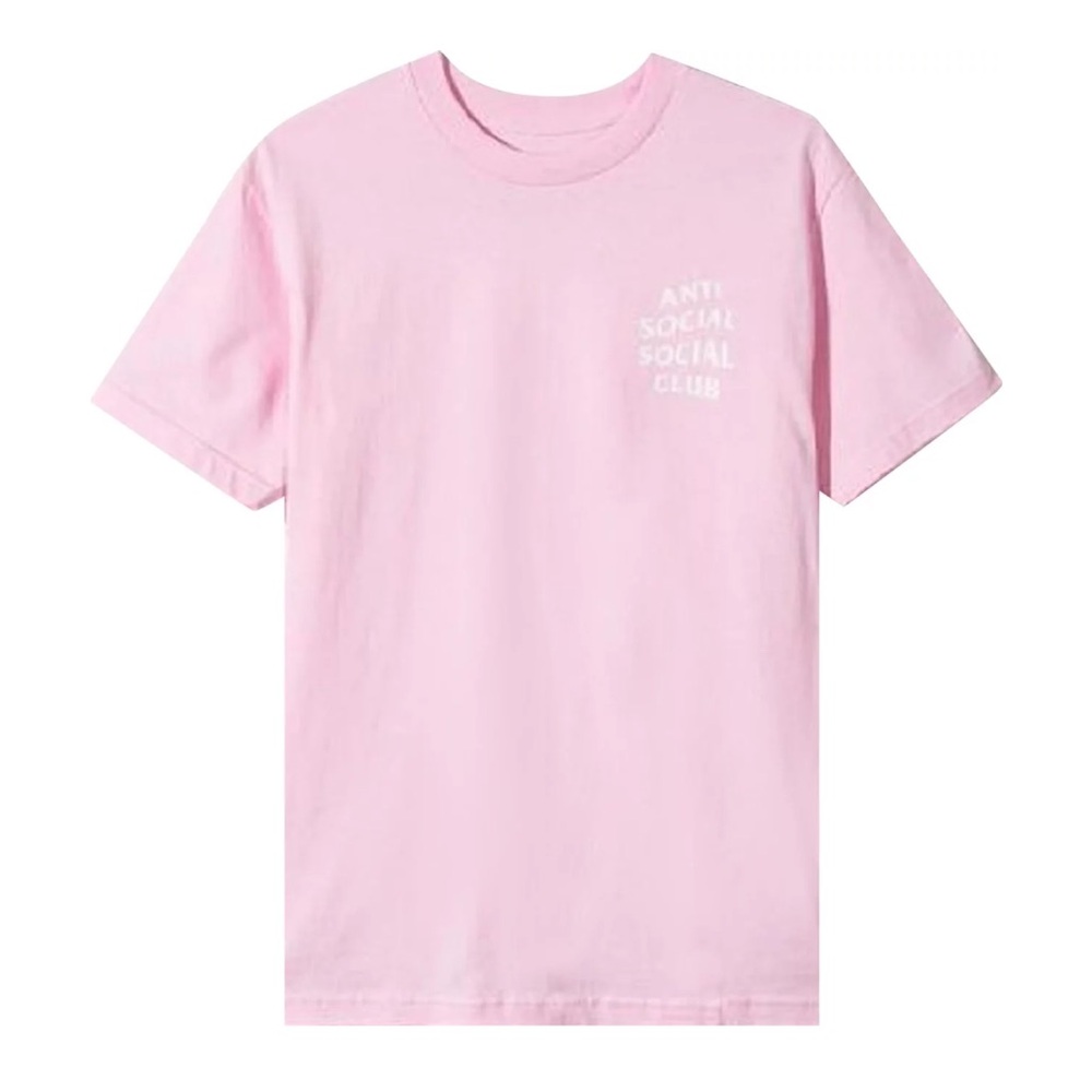Pink Anti social social Club T-shirt